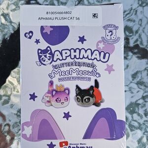 Aphmau Glitter Edition MeeMeows Mystery Plush 🌟 RARE Shadow Aaron Cat